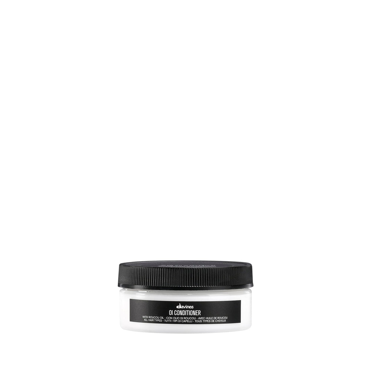 Davines front packaging showing compact conditioner and travel convenience