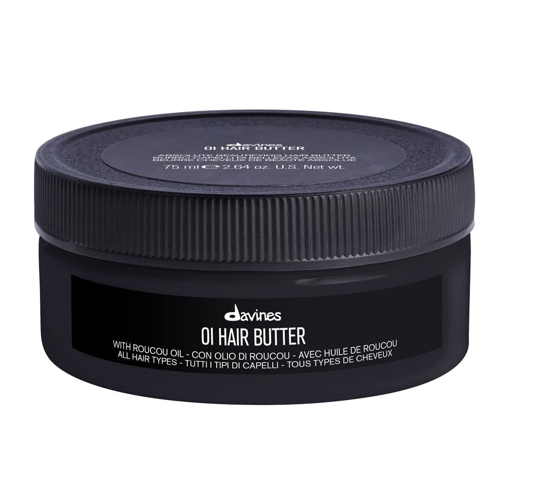 davines front packaging showing travel-size jar and quick travel benefit