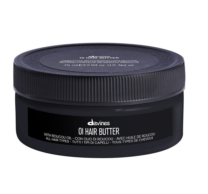 davines front packaging showing travel-size jar and quick travel benefit