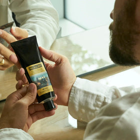 Davines paste being worked into hair demonstrating easy styling benefit