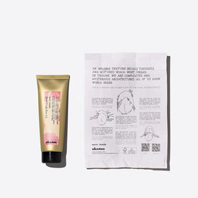 Davines paste open tub texture highlighting pliable consistency benefit