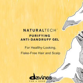 Davines bottle pump and label detail highlighting usage instructions