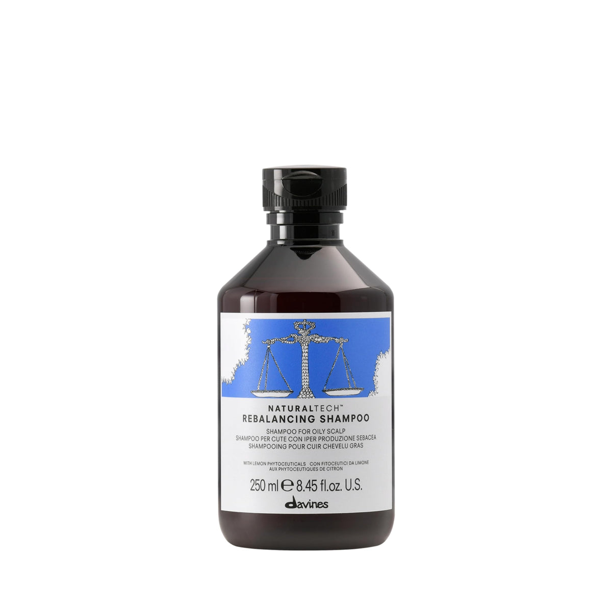 Davines bottle front packaging showing product identity and benefit