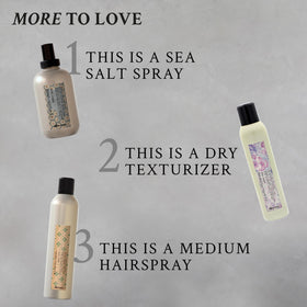 Davines label and ingredients list emphasizing natural-derived formula