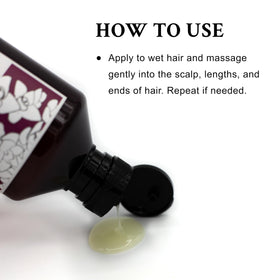 Davines replumping shampoo label closeup displaying plum phytoceuticals callout