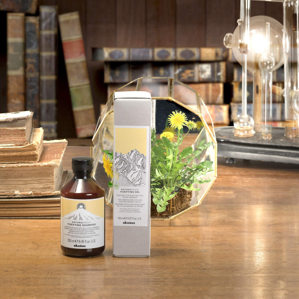 Davines scalp massage application promoting targeted treatment