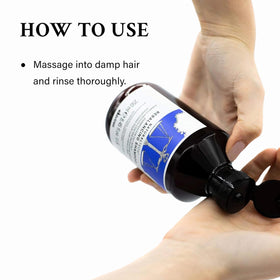 Davines shampoo being poured into hand demonstrating ease of use