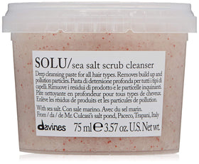 Davines front packaging showing product name and travel size benefit