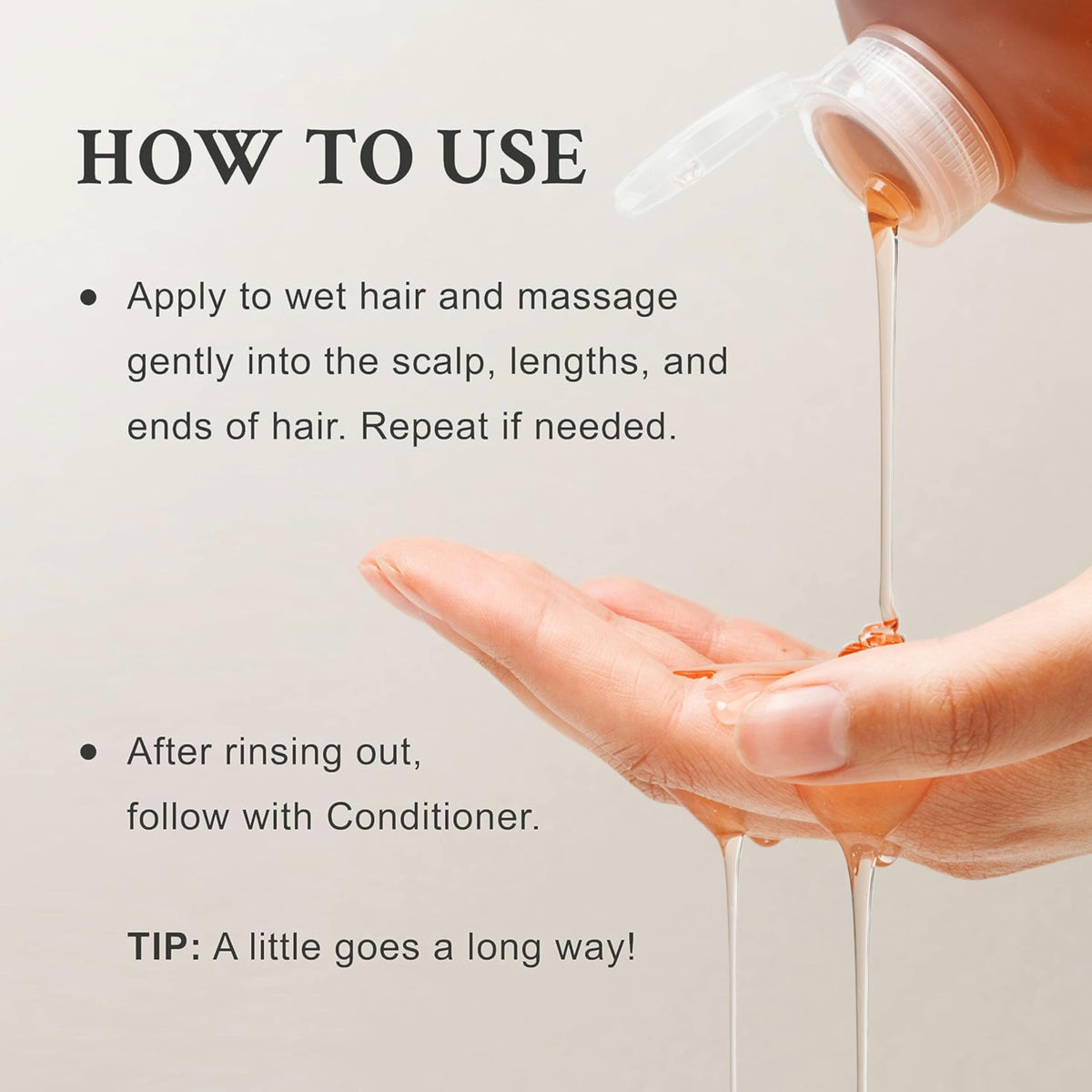 Davines SOLU in hand showing travel-size 2.54 fl oz scale benefit