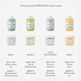Davines SOLU lifestyle shot with shiny hair showcasing refreshed, healthy-looking strands