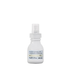 Davines SU/ Leave-In Hair Milk front packaging shows travel-friendly bottle and benefits