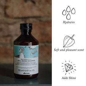 Davines echinacea ingredient close-up highlighting botanical phytoceutical benefit