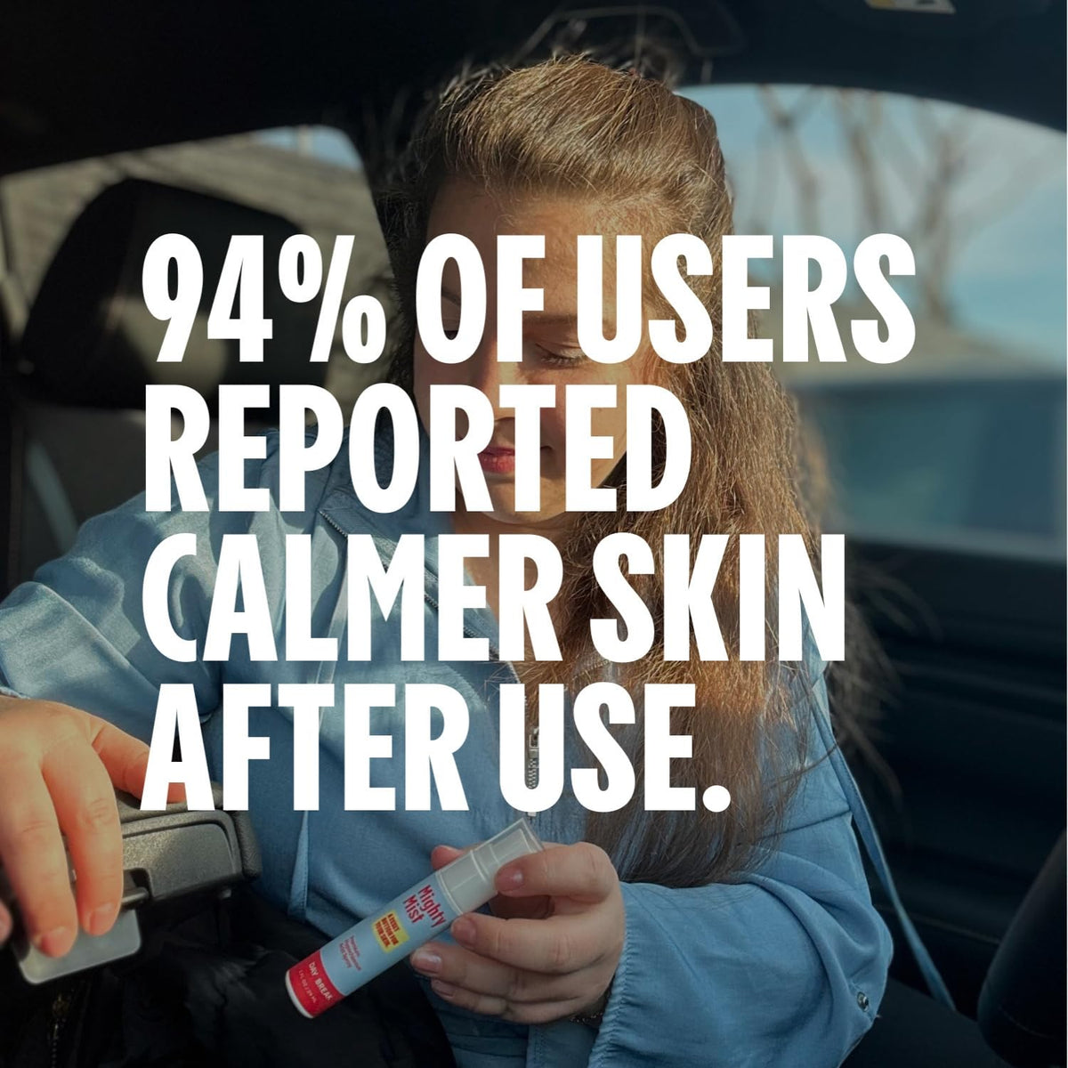 Daybreak Skincare mood image showing reduced redness after use