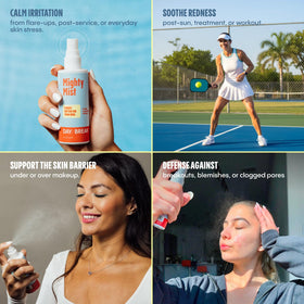 Daybreak Skincare label ingredients view highlighting medical‑grade formula
