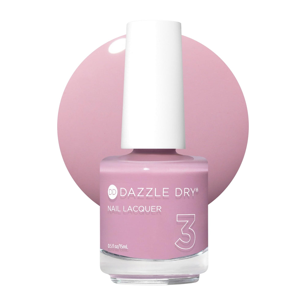 Dazzle Dry bottle front view showing Ballet Flats color and branding for easy selection