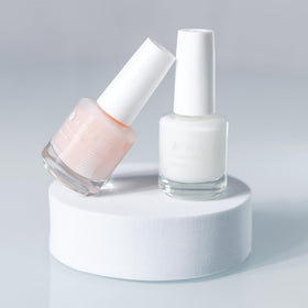 Dazzle Dry bottle with full four-step system illustrating compatible use