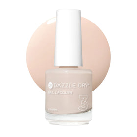 Dazzle Dry Boss front bottle showing neutral nude color and crisp label clarity