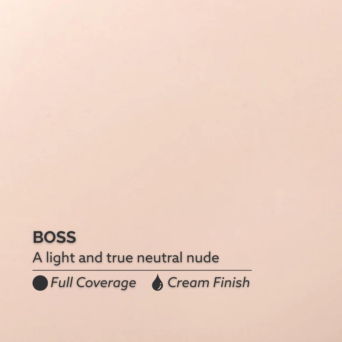 Dazzle Dry Boss painted nail swatch on hand highlighting wearable nude finish