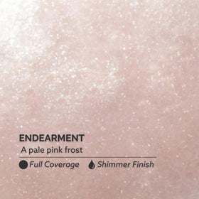 Dazzle Dry brush applying Endearment lacquer delivering smooth, even coverage