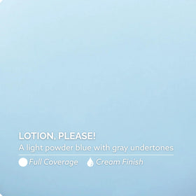 Dazzle Dry brush stroke close-up showing smooth cream texture and even coverage benefit