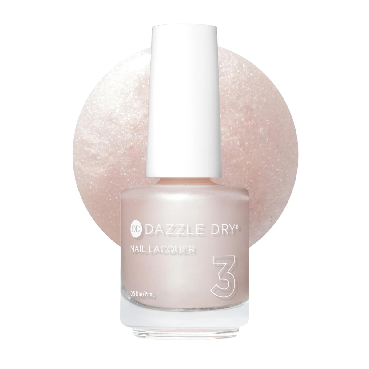 Dazzle Dry front bottle showing Endearment shade and neat label for easy identification