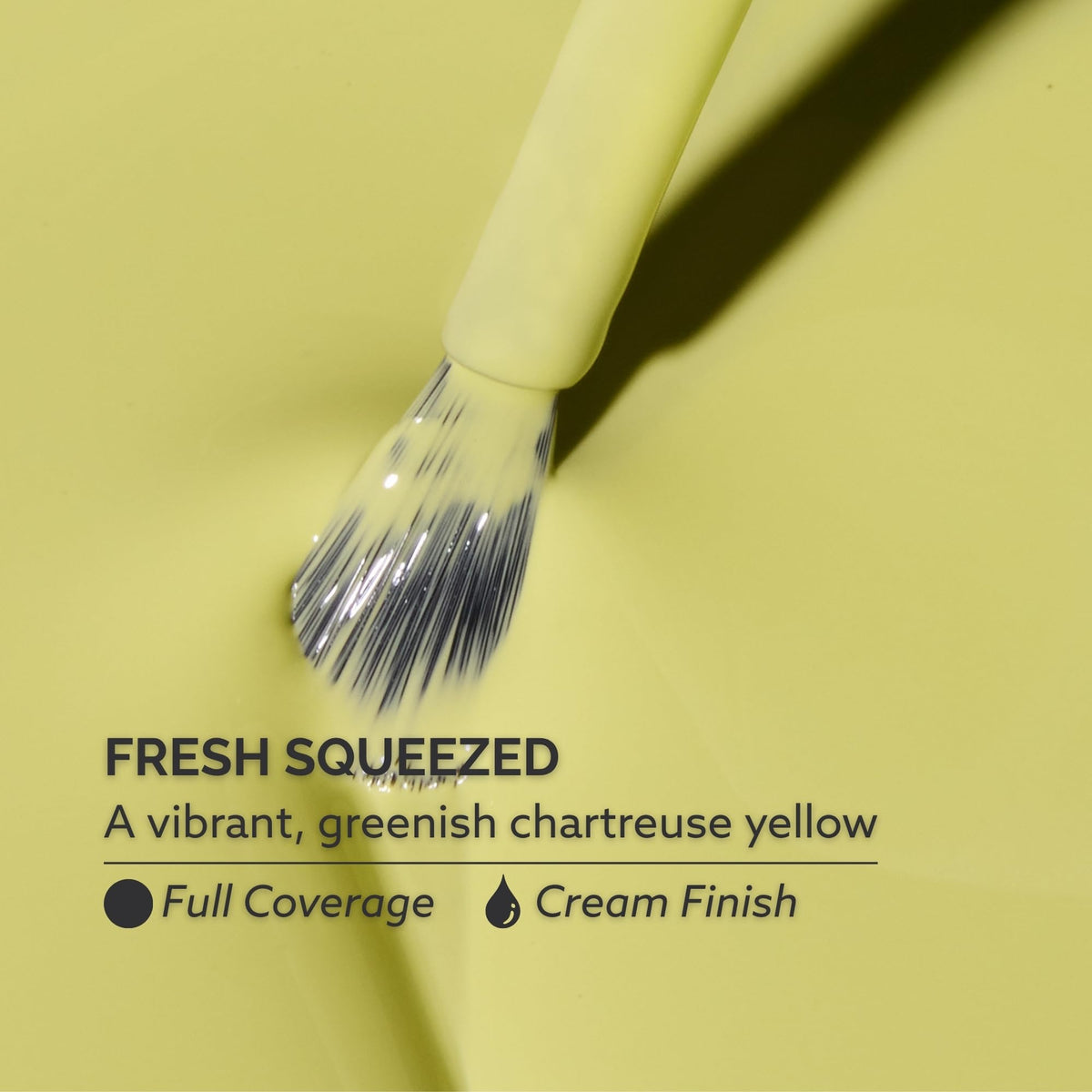 Dazzle Dry swatch on hand illustrating full-coverage color and visual impact