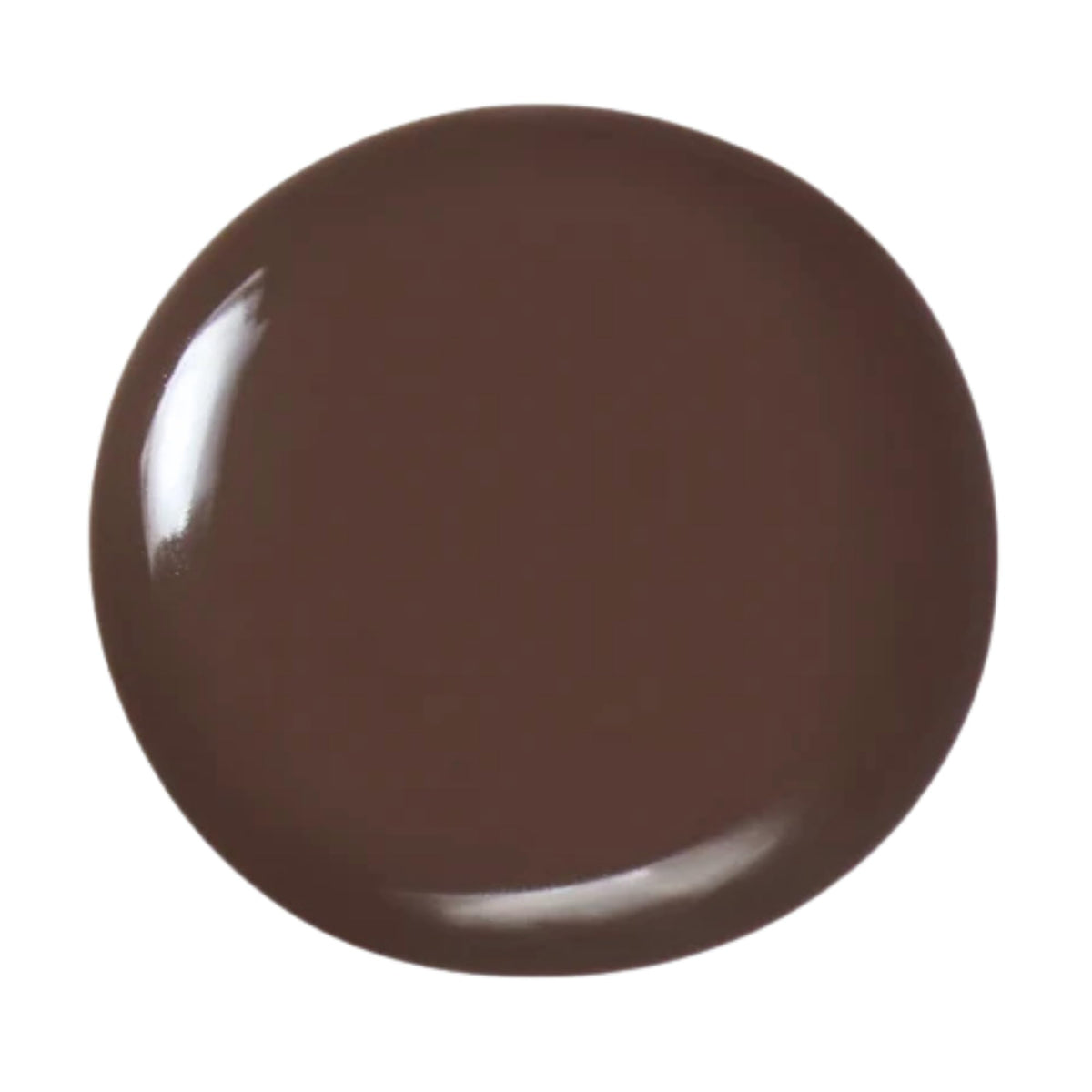 Dazzle Dry Fringe lacquer close-up showing smooth milk-chocolate cream pigment