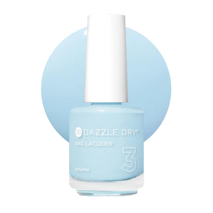Dazzle Dry front bottle showing Lotion, Please color and glossy finish benefit