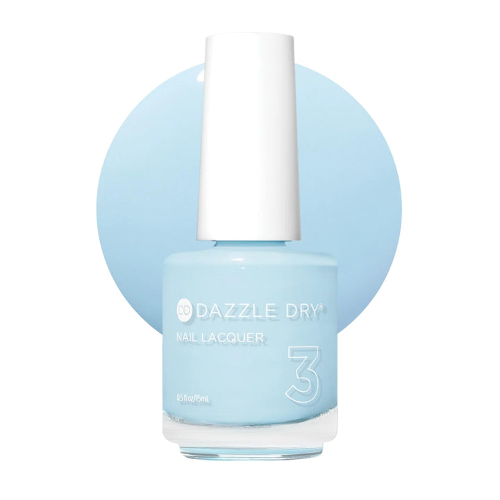 Dazzle Dry front bottle showing Lotion, Please color and glossy finish benefit