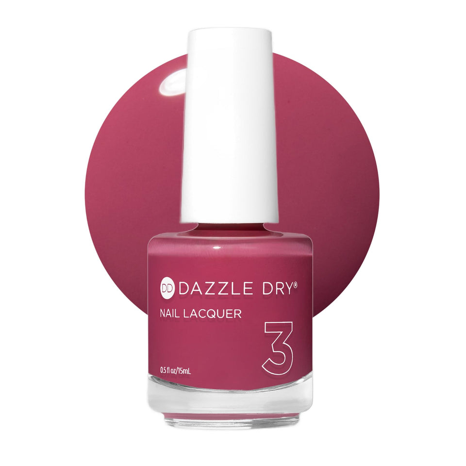 Dazzle Dry front bottle showing Take A Chance shade and easy application benefit