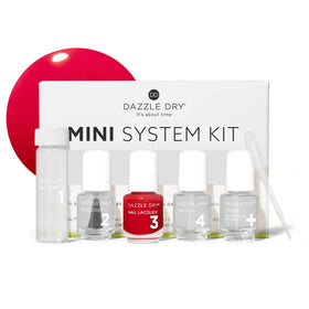 Dazzle Dry front packaging showing Holly Berry and benefits