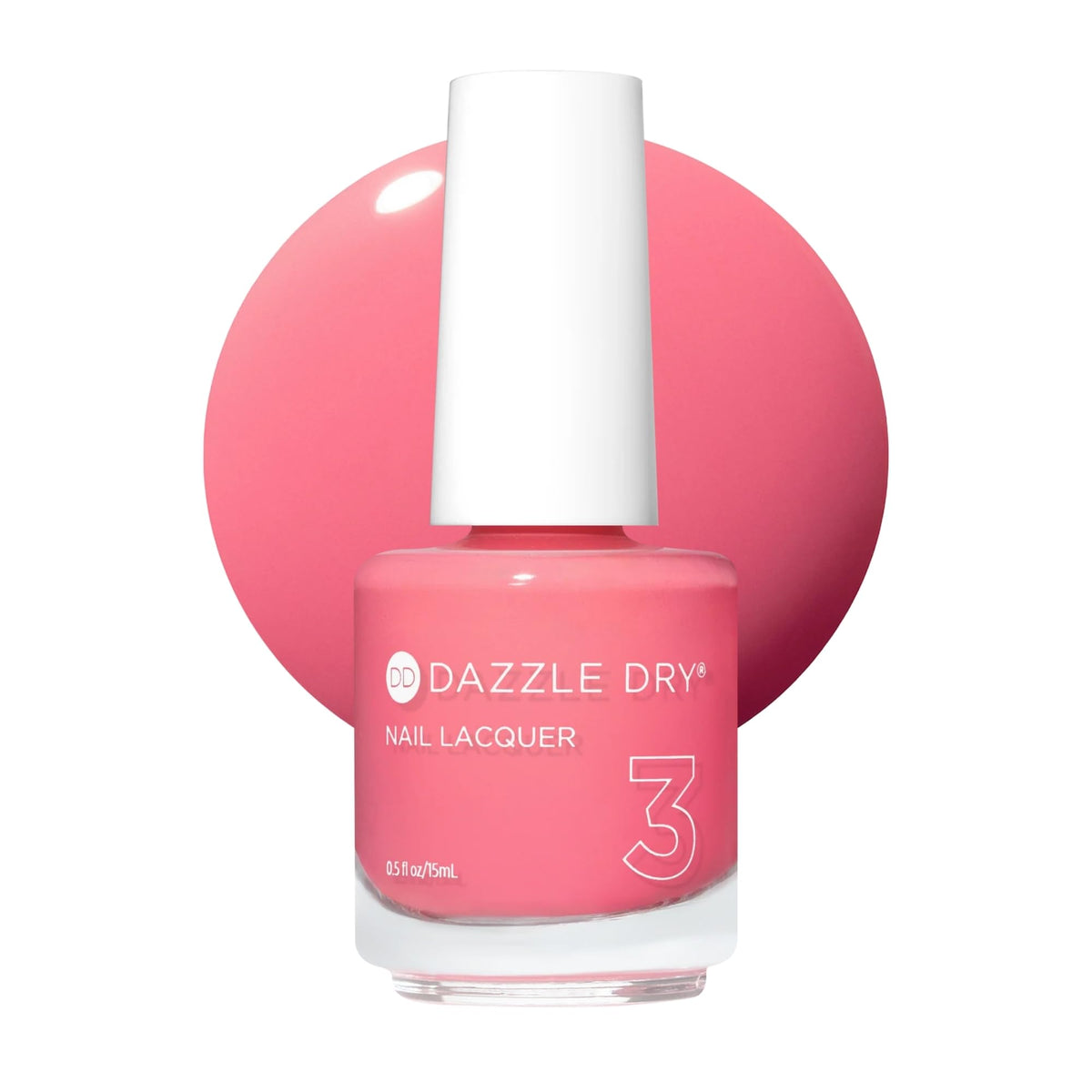 Dazzle Dry Going Cray Sea bottle front view shows coral shade and brand