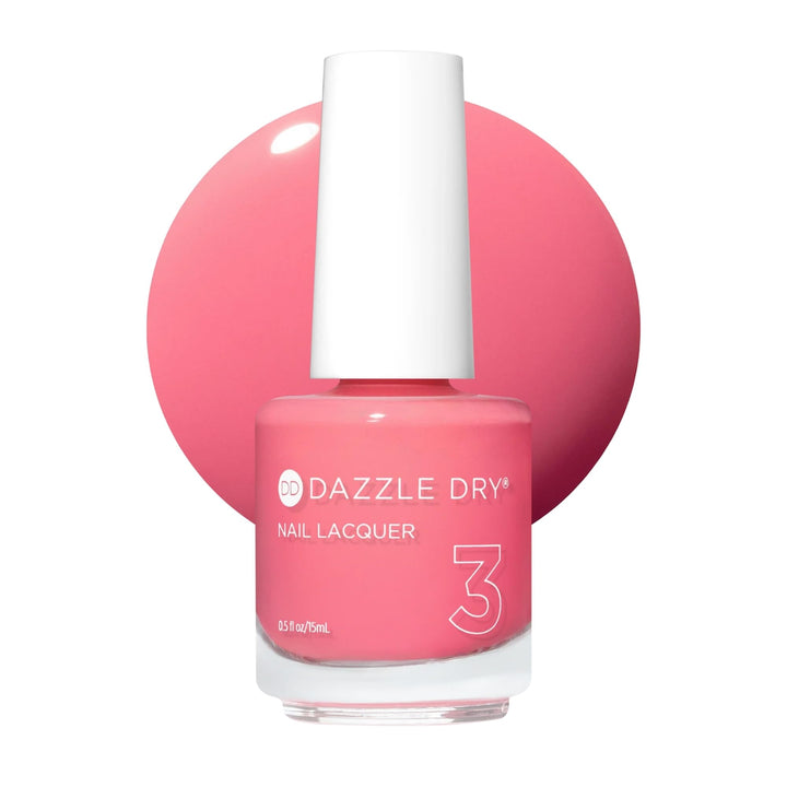 Dazzle Dry Going Cray Sea bottle front view shows coral shade and brand