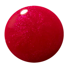 Dazzle Dry brush stroke of High Velocity Red lacquer showing smooth even coverage