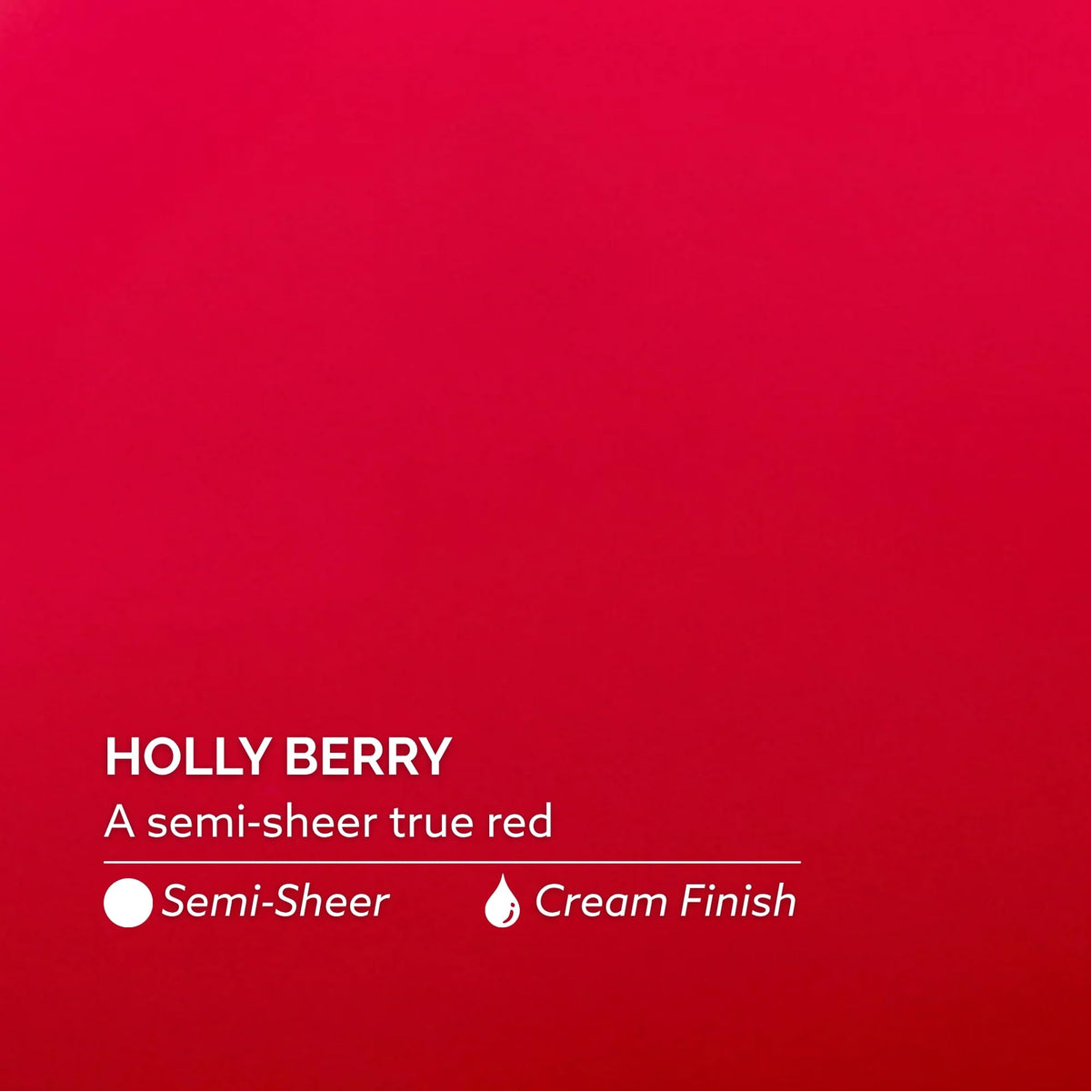 Dazzle Dry color swatch wheel with Holly Berry showing buildable opacity benefit