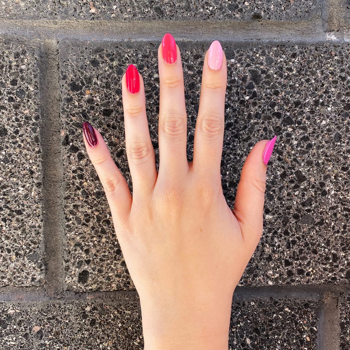 Dazzle Dry lacquer texture drip demonstrating creamy consistency and buildable coverage
