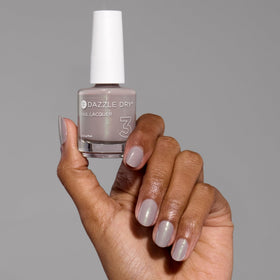 Dazzle Dry application in progress illustrating fast-drying benefit