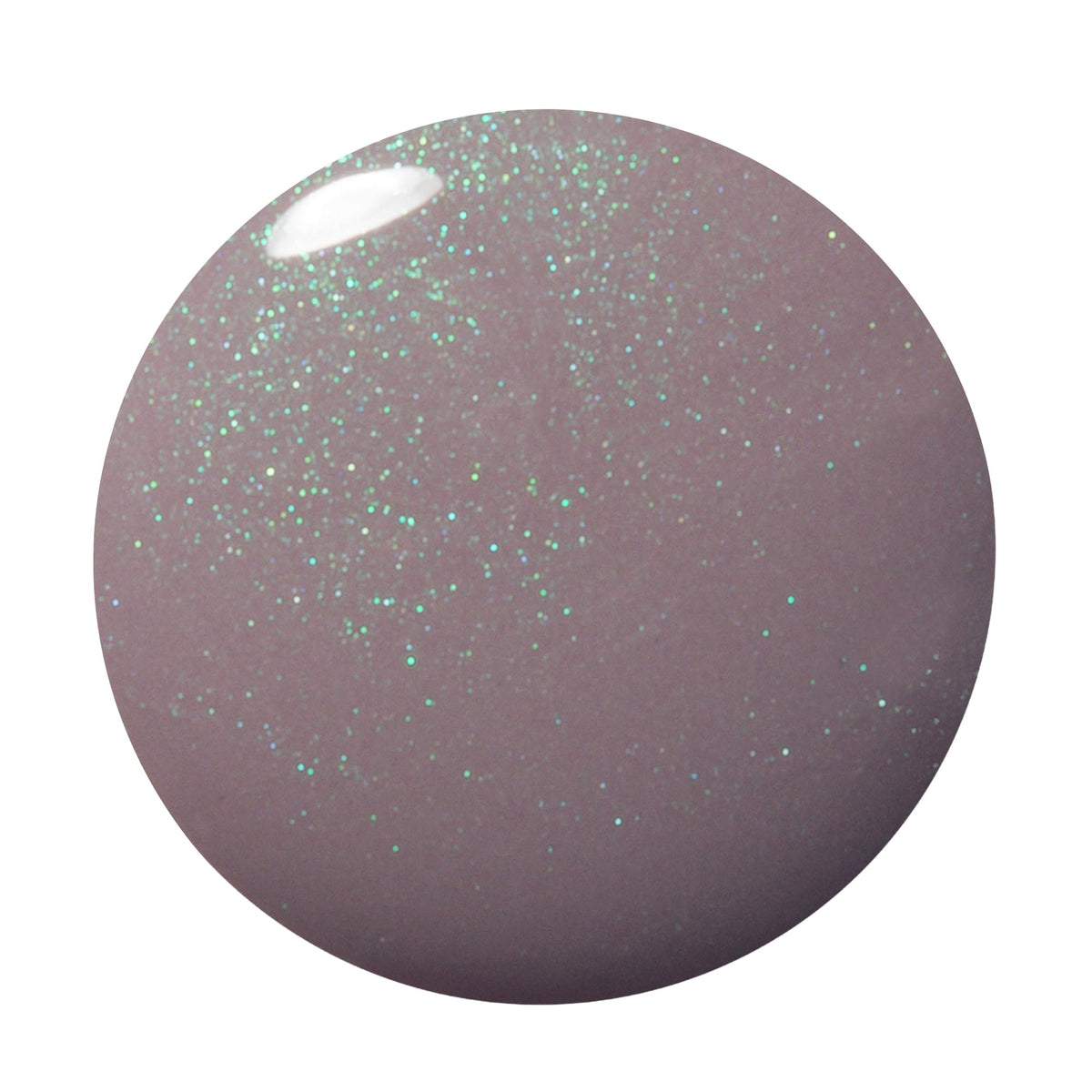 Dazzle Dry brush stroke of Let's Glow showing smooth coverage benefit