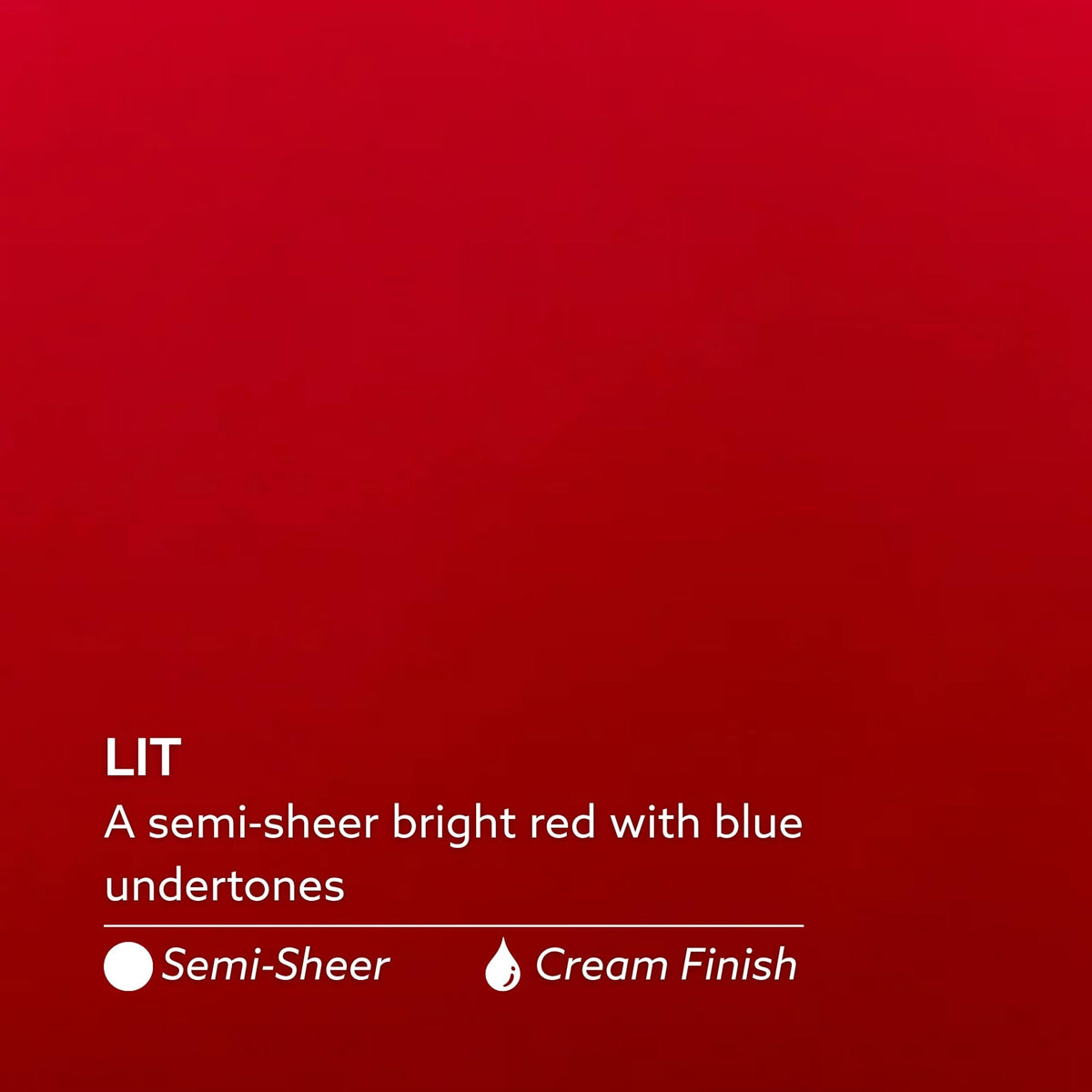 Dazzle Dry swatches on nail wheels illustrating Lit buildable semi-sheer color