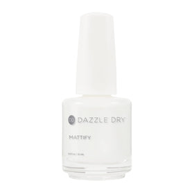 Dazzle Dry front packaging showing bottle and branding, highlighting portability