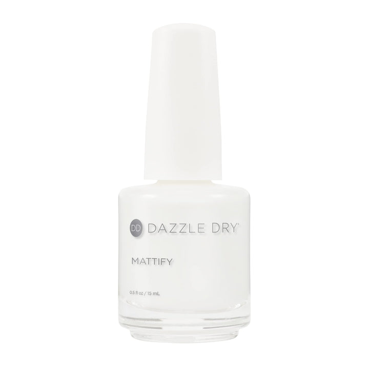 Dazzle Dry front packaging showing bottle and branding, highlighting portability