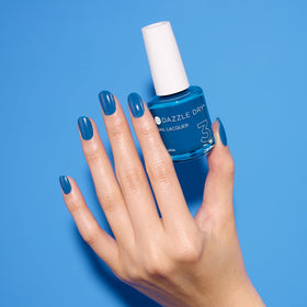 Dazzle Dry close-up texture of lacquer showing smooth cream finish and even coverage