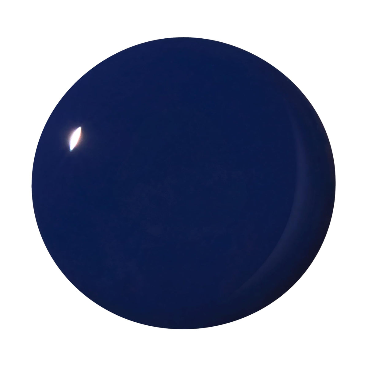 Dazzle Dry brush stroke of Midnight Sky showing smooth cream coverage advantage