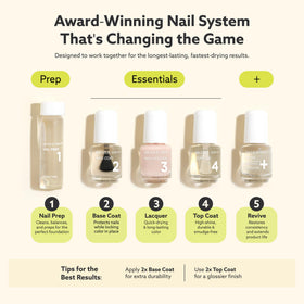 Dazzle Dry lacquer on manicured nails in lifestyle setting showing quick-dry benefit
