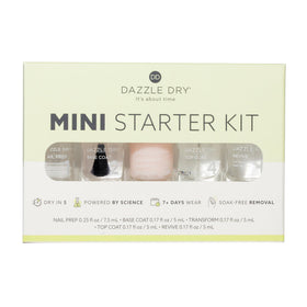 Dazzle Dry Nail Prep and Base Coat close-up showing smooth application benefit