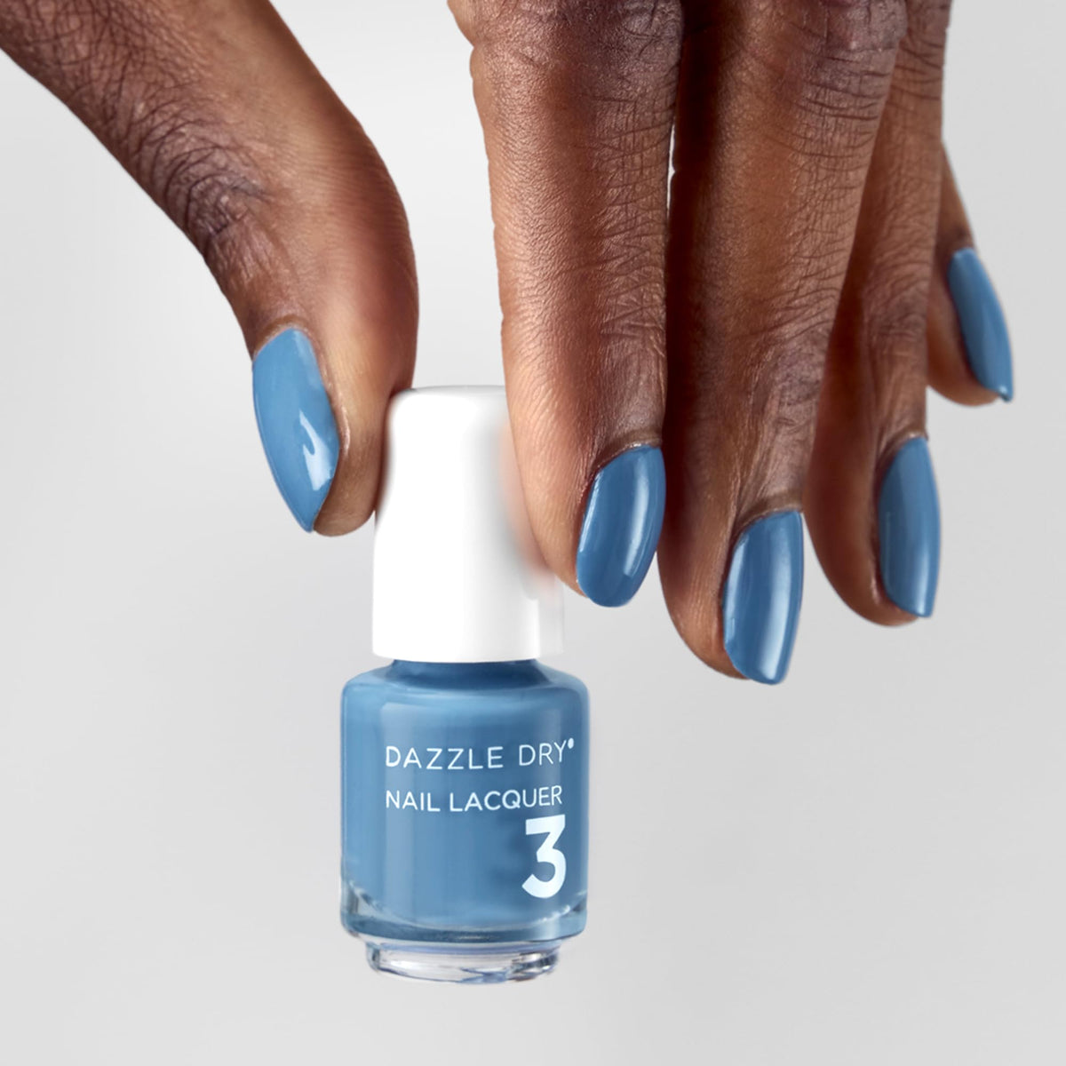 Dazzle Dry Nail Prep bottle label showing prepping benefit for longer wear