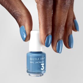 Dazzle Dry Nail Prep bottle label showing prepping benefit for longer wear