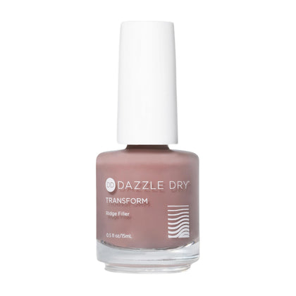 Dazzle Dry front packaging showing nude ridge filler for smooth nails
