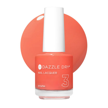 Dazzle Dry front packaging showing melon cream color for instant shade recognition