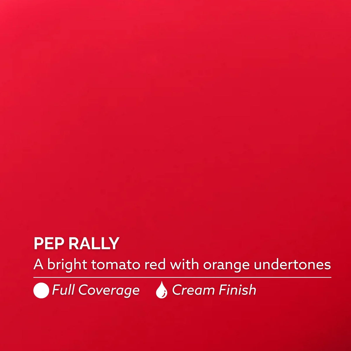 Dazzle Dry Pep Rally swatch wheel illustrating shade variation and matching outfit planning